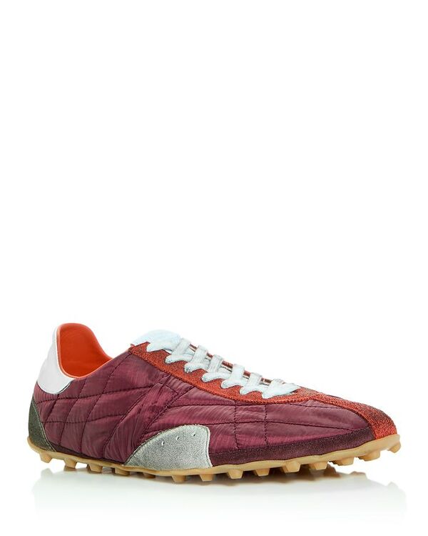マルタンマルジェラ レディース シューズ スニーカー プリント Maison Margiela Men's Sprinter Sneakers Dark Red レッド