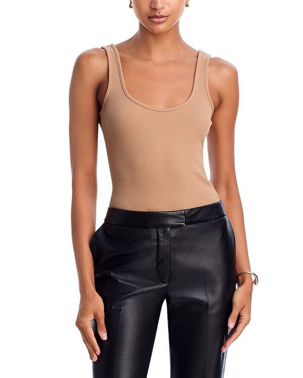 ラジャンス レディース トップス シャツ ボディースーツ L'AGENCE Nica Tank Top Bodysuit Cinnamon Swirl|ReVida 店