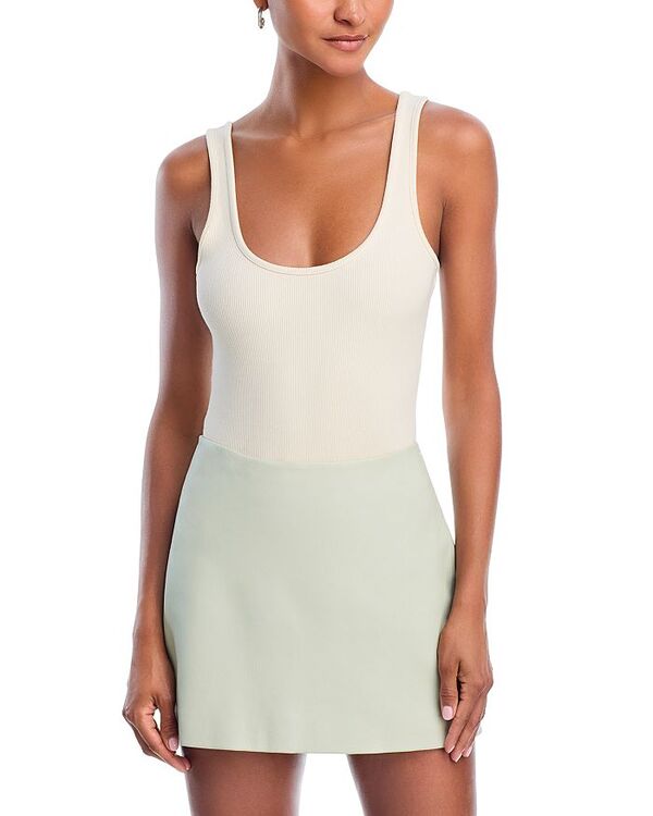 ラジャンス レディース トップス シャツ ボディースーツ L'AGENCE Nica Tank Top Bodysuit Ivory アイボリー|ReVida 店