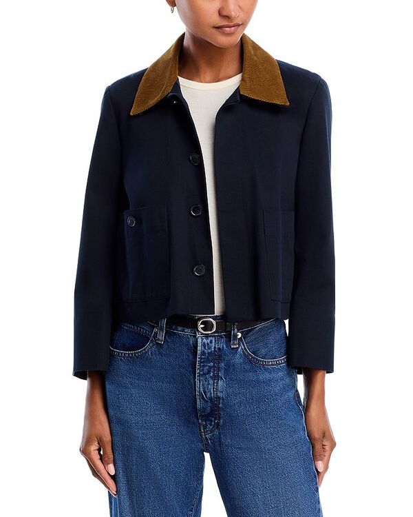 フレーム レディース アウター コート FRAME The Small Trench Coat Navy ネイビー|ReVida 店