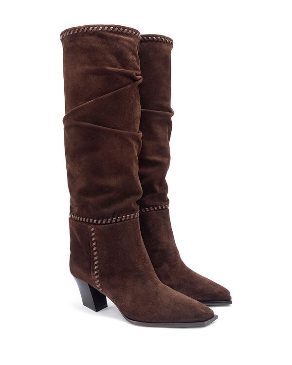 ジミーチュー レディース シューズ ブーツ・レインブーツ Jimmy Choo Women's Hart Stitch KB 60 Knee High Boots Chcocolate