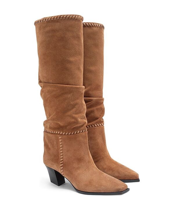 ジミーチュー レディース シューズ ブーツ・レインブーツ Jimmy Choo Women's Hart Stitch KB 60 Knee High Boots Toffee