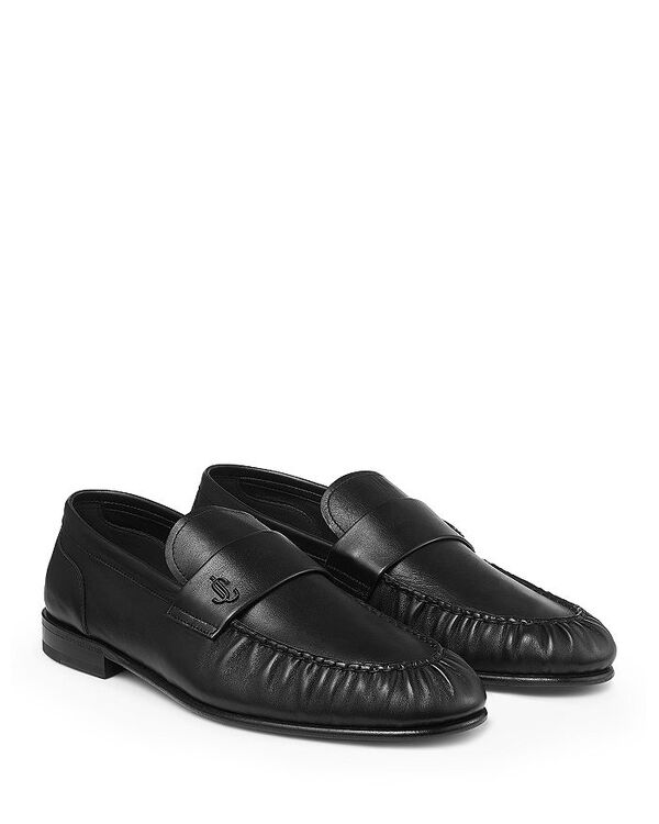 ジミーチュー レディース シューズ スリッポン・ローファー 置き目毛皮 Jimmy Choo Women\u0027s Ellis Loafers Black 黒いこと