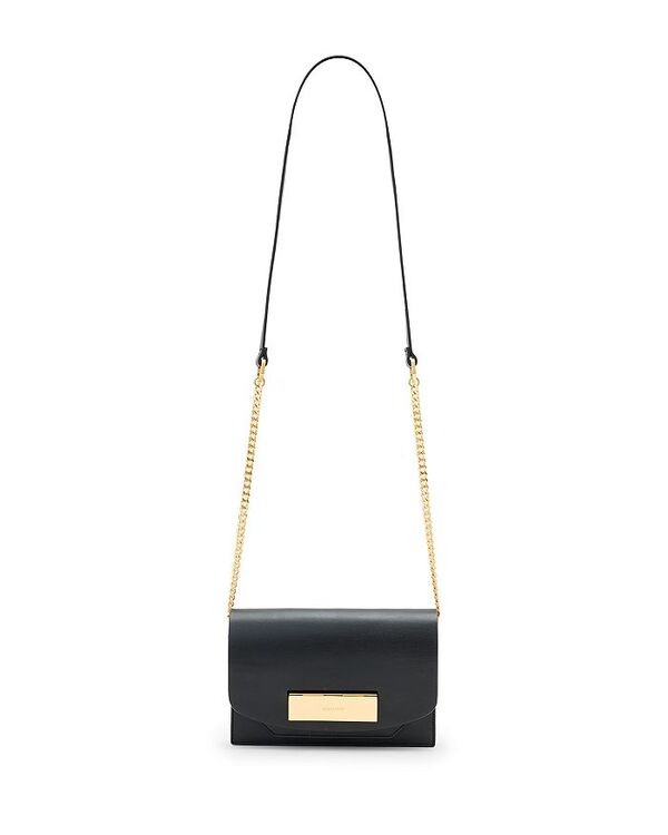 オールセインツ レディース バッグ クラッチバッグ レザー ALLSAINTS Etta Small Leather Clutch Bag Black ブラック