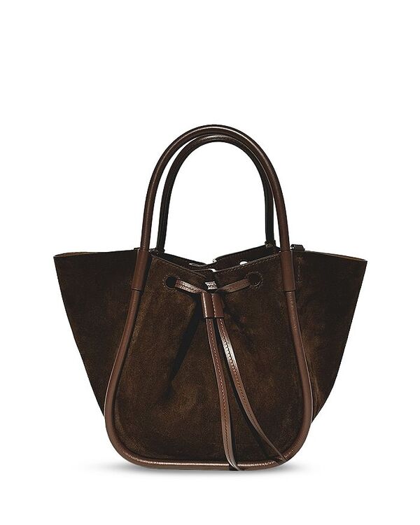 プロエンザショラー レディース バッグ トートバッグ ギャザー スエード Proenza Schouler Small Ruched Soft Suede Tote Bag Chocolate チョコレート