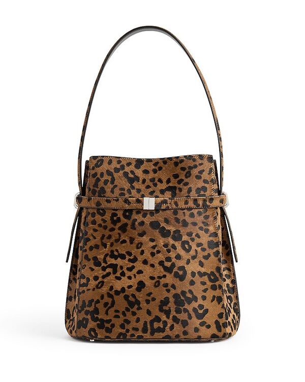 トーテム レディース バッグ ハンドバッグ TOTEME Belted Calf Hair Bucket Bag Leopard アニマル