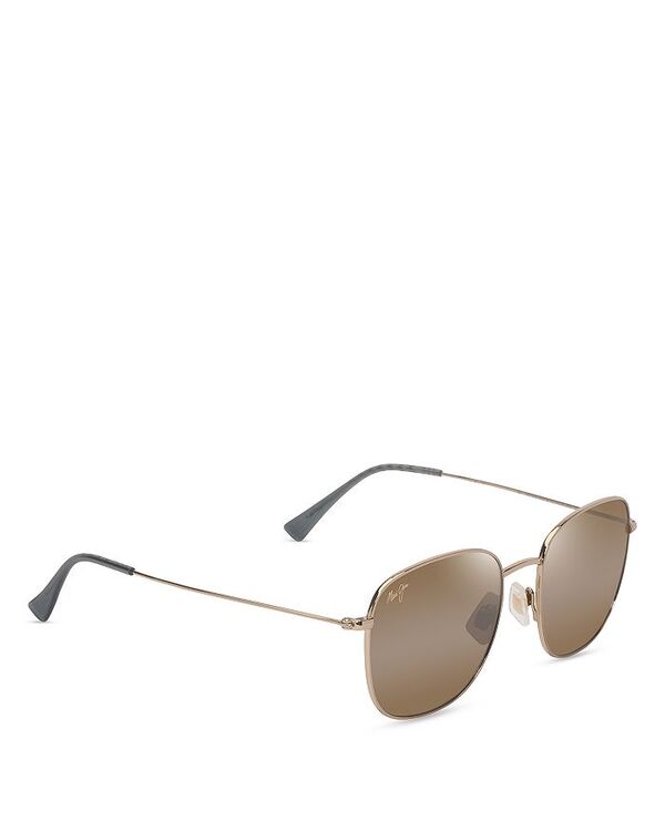 マウイ体操場 レディース 付属物 サングラス・アイウェア Maui Jim Olali AF Aviator Sunglasses 55粍 Gold with Green 緑であること 眼鏡・サングラス-その他