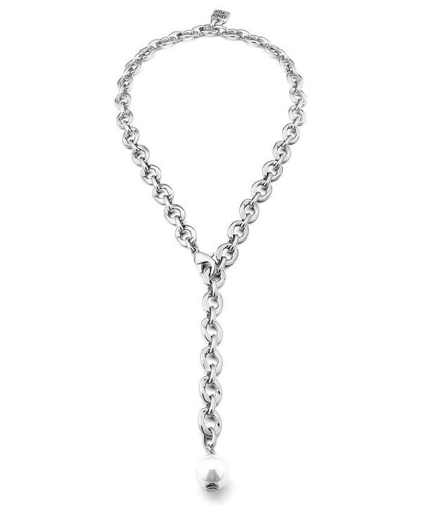 ウノデ 50 レディース アクセサリー ネックレス・チョーカー・ペンダントトップ レース UNOde50 Sterling Necklace with Oval Links Silver シルバー