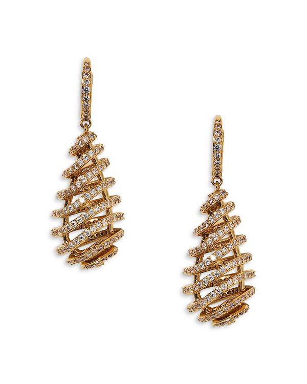 ナディール レディース アクセサリー ピアス・イヤリング Nadri Pisa Open Pav Drop Earrings 1.6\