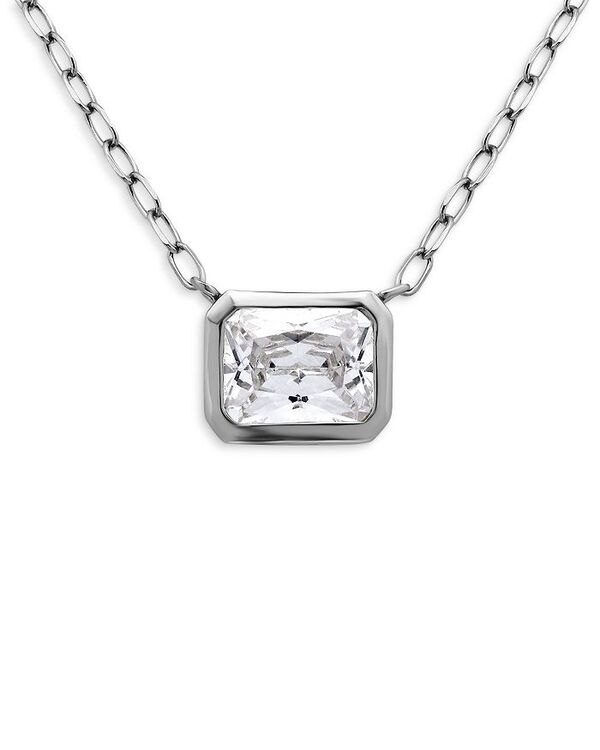 アクア レディース アクセサリー ネックレス・チョーカー・ペンダントトップ レース AQUA Bezel Set Octagon Cubic Zirconia Pendant Necklace 16\