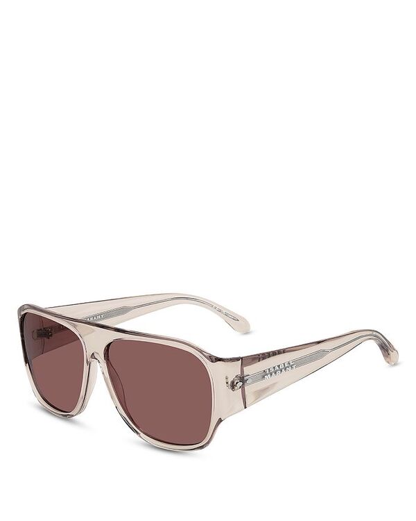 イザベル マラン レディース アクセサリー サングラス・アイウェア Isabel Marant Navigator Sunglasses 60mm Nude