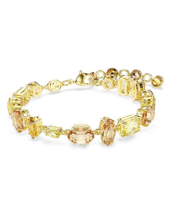 スワロフスキー レディース アクセサリー ブレスレット・バングル・アンクレット Swarovski Gema Mixed Cut Crystal Flex Bracelet Yellow/Gold イエロー 42,480円
