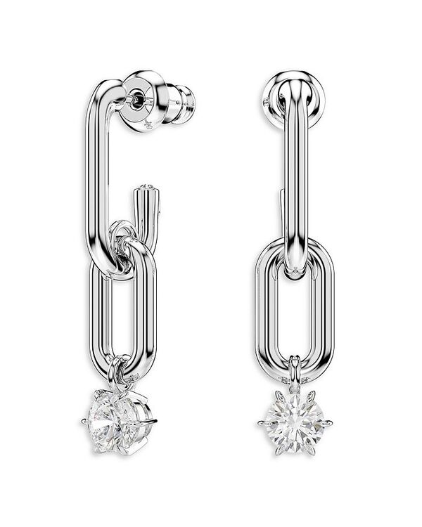 スワロフスキー レディース アクセサリー ピアス・イヤリング Swarovski Constella Crystal Charm Link Drop Earrings Silver シルバー 26,492円