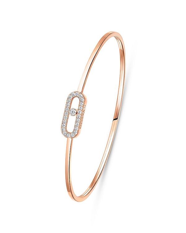メシカ レディース アクセサリー ブレスレット・バングル・アンクレット Messika Diamond Move Uno Small Model Pav Flex Bracelet in 18K Gold 0.14 tcw Pink Gold ピンク 372,960円