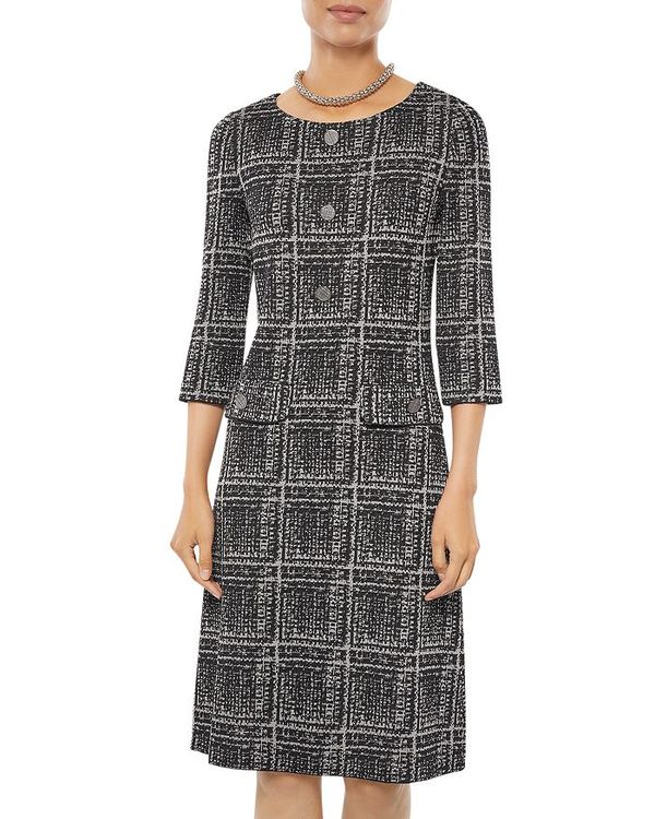 想像を超えての 楽天市場 ミソック レディース ワンピース トップス Glen Check Knit Sheath Dress Black Revida 楽天市場店 再再販 Mareatorneos Com Ar