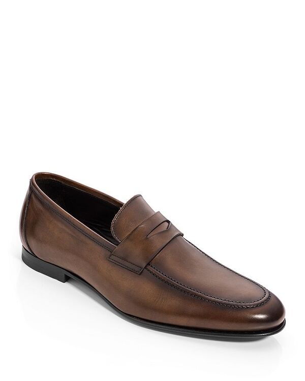 トゥーブート レディース シューズ スリッポン・ローファー レザー ローファー To Boot New York Men's Aldrin Leather Penny Loafers Burnished Brown ブラウン