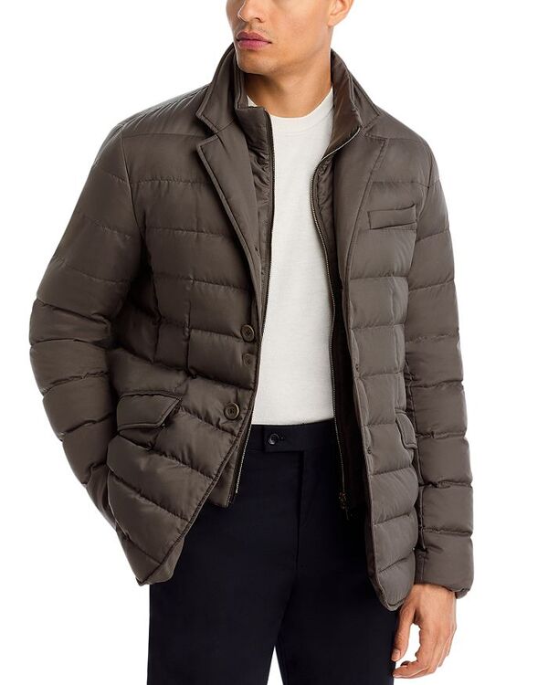 ヘルノ レディース アウター ジャケット・ブルゾン キルティング ジャケット Herno Quilted Jacket with Removable Bib Dark Taupe トープ 154,400円
