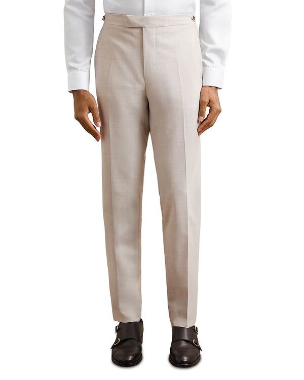 レイス レディース ボトムス カジュアルパンツ REISS Belmont Textured Weave Mixer Trouser Stone ストーン｜ReVida 店
