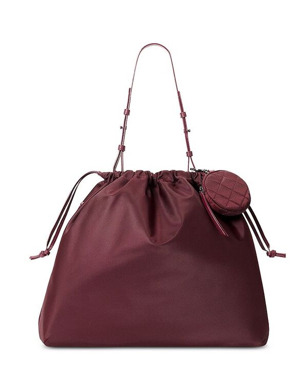 エムジーウォレス レディース バッグ ショルダーバッグ MZ WALLACE Waverly Shoulder Bag Bordeaux Lacquer