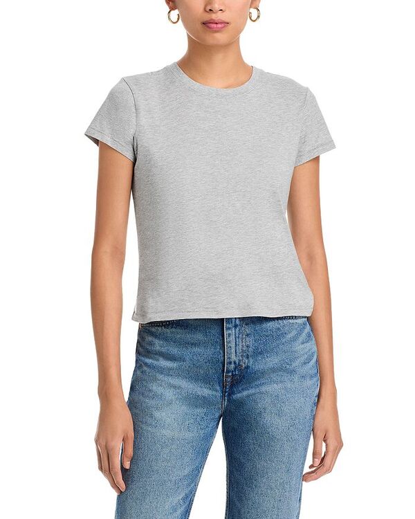 フレーム レディース トップス Tシャツ FRAME The Baby Tee Heather Gray グレー
