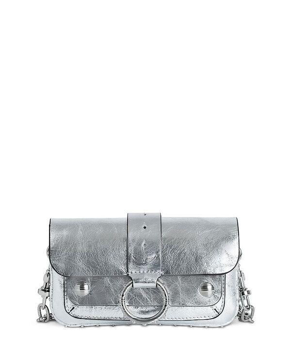 ザディグ エ ヴォルテール レディース アクセサリー 財布 ミニ Zadig & Voltaire Kate Mini Wallet Bag Silver シルバー
