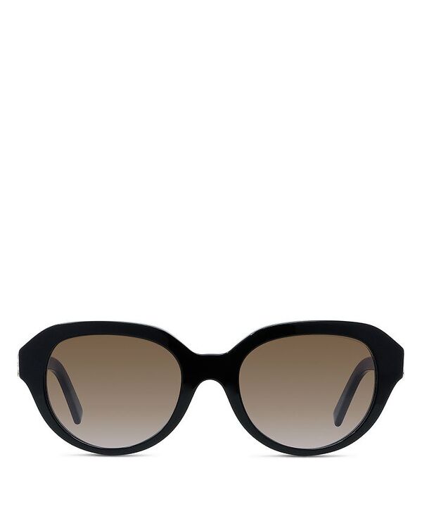 ジバンシー レディース 佩び物 サングラス・アイウェア Givenchy 4G Round Sunglasses 53粍 Black/Gradient 黒いこと