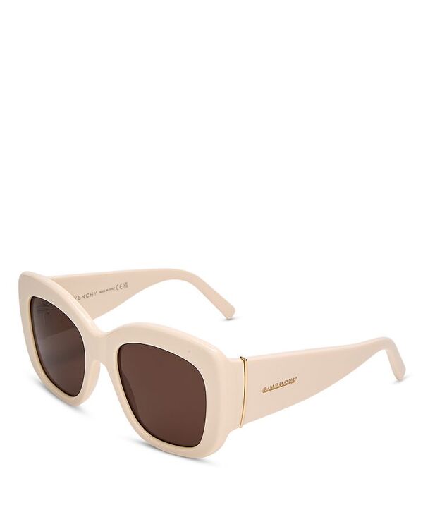 ジバンシー レディース 付属物 サングラス・アイウェア Givenchy Butterfly Sunglasses 53粍 White / Solid brown 白いこと