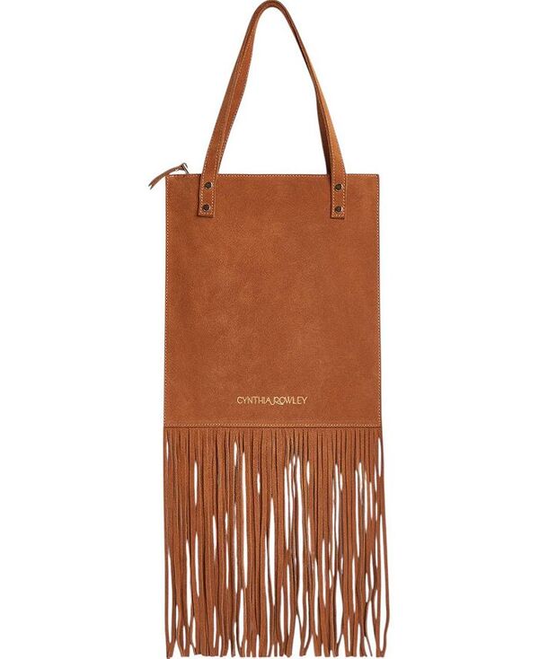 シンシアローレイ レディース バッグ トートバッグ スエード フリンジ Cynthia Rowley Felicity Fringe Suede Tote Brown ブラウン