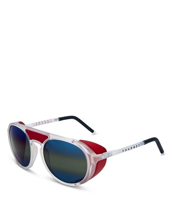 ヴュアルネ レディース 付属物 サングラス・アイウェア Vuarnet Round Sunglasses 54粍 Light Grey/Blue 薄墨色