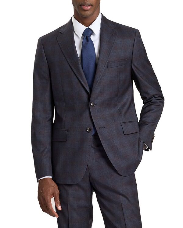 テッドベーカー レディース アウター ジャケット・ブルゾン ジャケット Ted Baker Wright Plaid Modern Fit Suit Jacket Navy/Wine ネイビー|ReVida 店