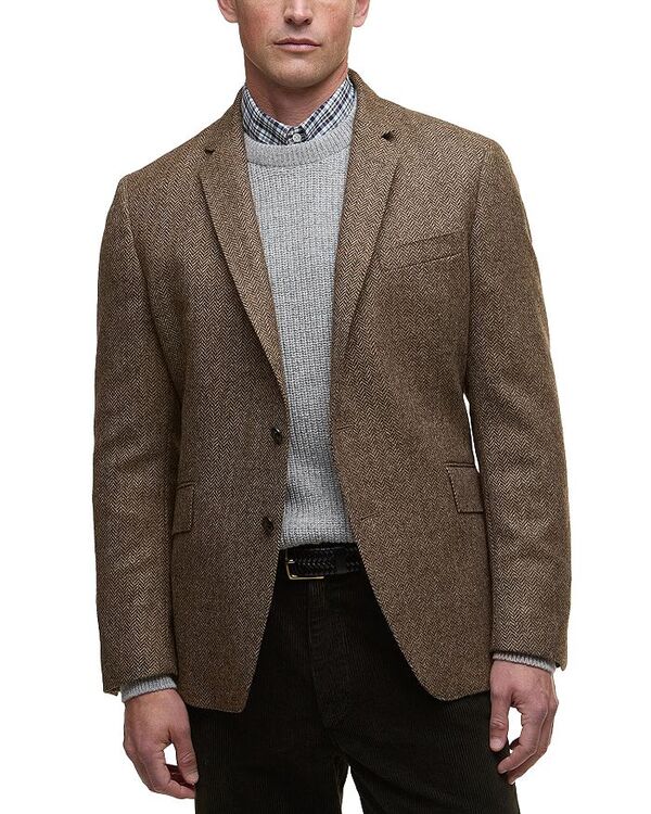 バブアー レディース アウター ジャケット・ブルゾン スリムフィット ブレザー Barbour Firth Moons Slim Fit Blazer Brown ブラウン