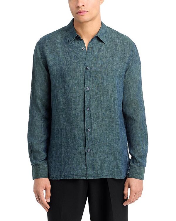オールバー ブラウン メンズ トップス シャツ レギュラーフィット ボタンダウン ダウン Orlebar Brown Justin Lilo Stitched Regular Fit Button Down Shirt Saltwater Blue ブルー｜ReVida 店