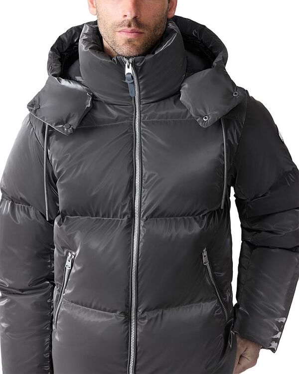マッカージュ レディース アウター ジャケット・ブルゾン キルティング ダウン ジャケット Mackage Kent-Glo High Gloss Quilted Hooded Down Jacket Carbon｜ReVida 店
