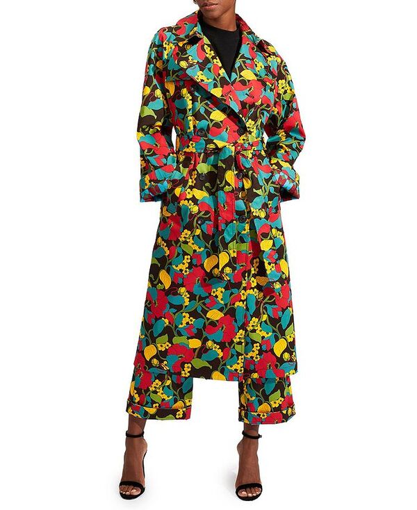 ラ・ダブル・ジェイ レディース アウター コート La DoubleJ Milano Trench Coat Vines Brown ブラウン