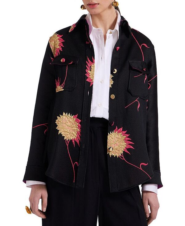 ラ・ダブル・ジェイ レディース アウター ジャケット・ブルゾン ジャケット La DoubleJ Better Than Your Boyfriend's Jacket Derby Jacquard Black ブラック
