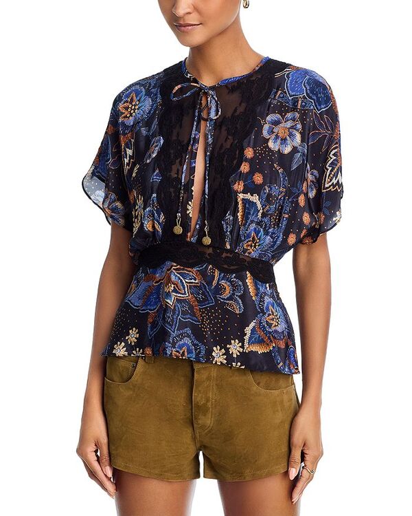 ファーム レディース トップス シャツ ブラウス FARM Rio Snakes Bouquet Blouse Snakes|ReVida 店