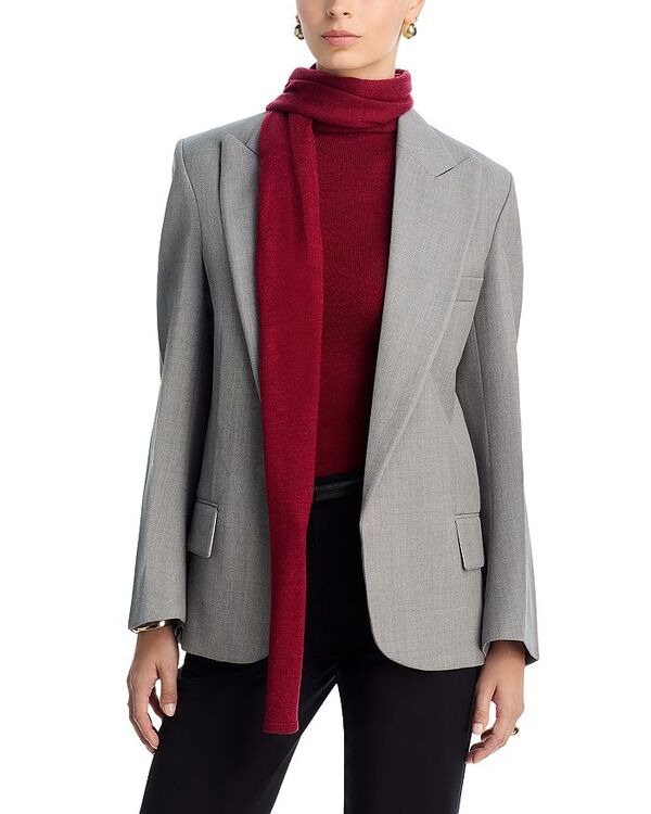 ヴィクトリア ベッカム レディース アウター ジャケット・ブルゾン ジャケット Victoria Beckham Sculptural Sleeve Jacket Light Grey melange グレー｜ReVida 店
