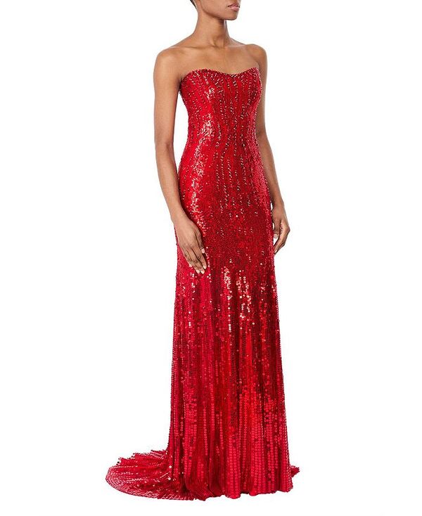 ジェニー・パッカム レディース トップス ワンピース Jenny Packham Sarai Gown Regency Red レッド|ReVida 店