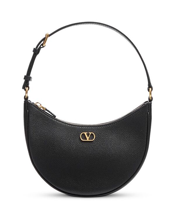 ヴァレンティノ レディース バッグ ショルダーバッグ ミニ ロゴ Valentino Garavani VLogo Signature Mini Hobo Shoulder Bag Black ブラック