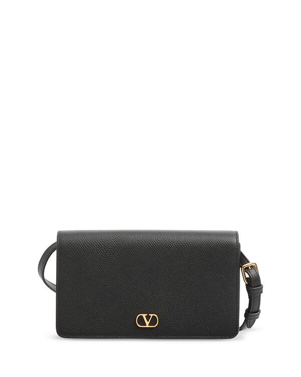 ヴァレンティノ レディース バッグ ショルダーバッグ ロゴ Valentino Garavani VLogo Shoulder Bag Black ブラック