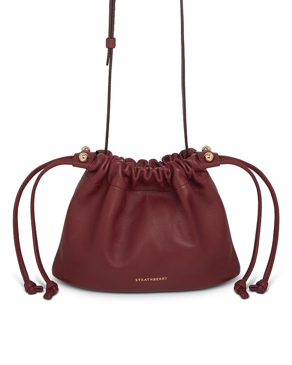 ストラスベリー レディース バッグ ショルダーバッグ Strathberry Charlotte Drawstring Soft Nappa Crossbody Oxblood オックスブラッド