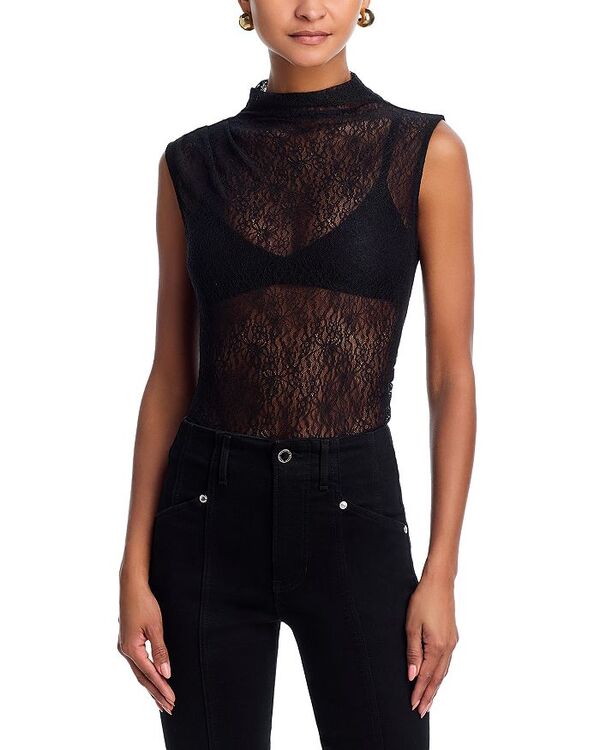 ヴェロニカ ベアード レディース トップス シャツ ノースリーブ レース Veronica Beard Mylie Lace Sleeveless Top Black ブラック