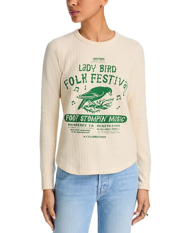 マザー レディース トップス Tシャツ MOTHER Itty Bitty Goodie Goodie Tee Lady Bird Folk Fest