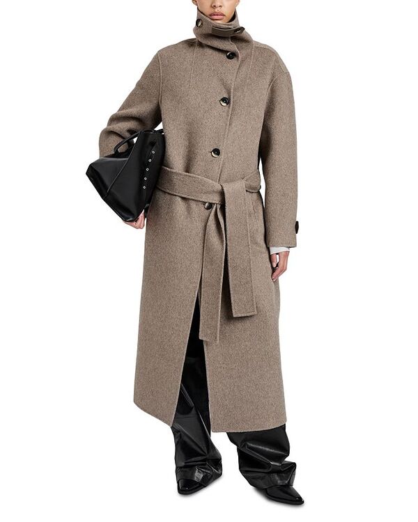 プロエンザ スクーラー レディース アウター コート Proenza Schouler White Label Corey Duster Coat Walnut Melange|ReVida 店