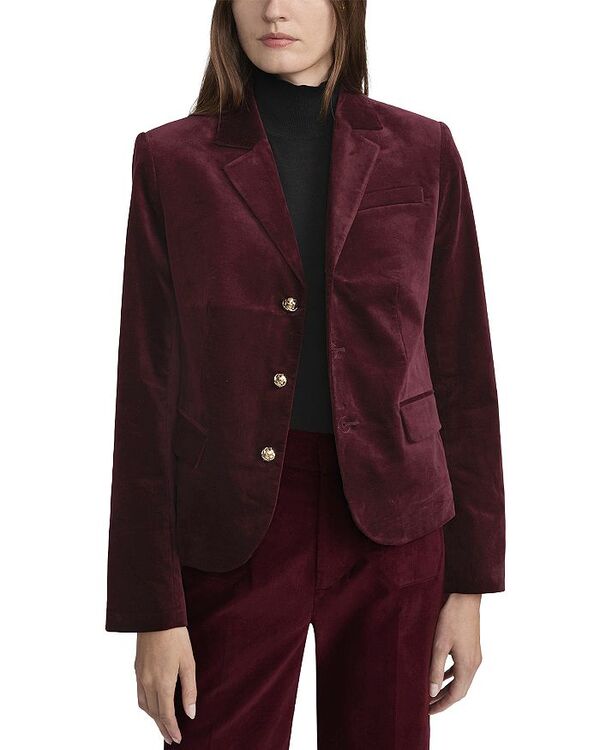 ひな形 レディース アウター 上衣・上衣 天鵞絨 スポーツジャケット FRAME The Velvet Smart Blazer Cabernet
