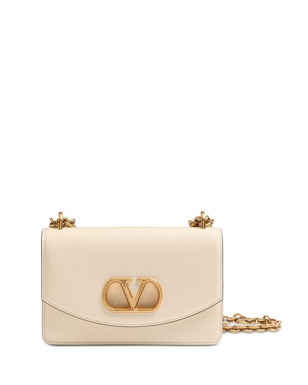 ヴァレンティノ レディース バッグ ショルダーバッグ ロゴ Valentino Garavani Vain Small VLogo Shoulder Bag Butter