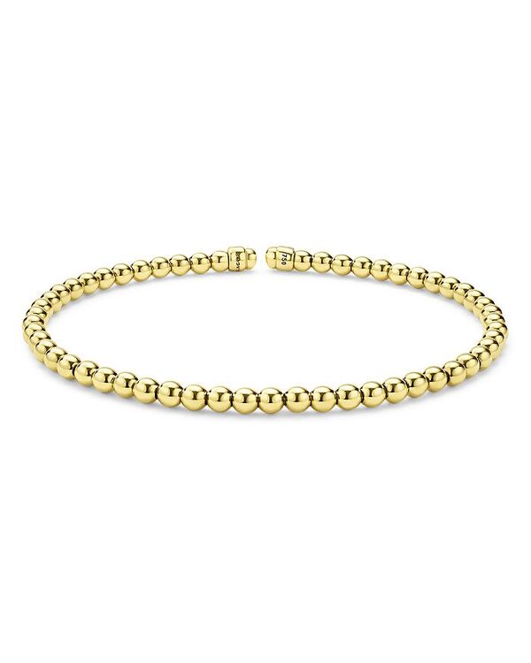 ラゴス レディース アクセサリー ブレスレット・バングル・アンクレット LAGOS 18K Yellow Gold Caviar Gold Beaded Cuff Bracelet Gold ゴールド