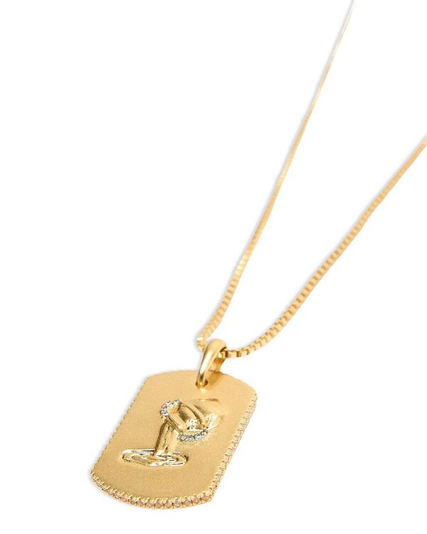 マージュ レディース アクセサリー ネックレス・チョーカー・ペンダントトップ レース Maje Zodiac Dog Tag Pendant Necklace 26.5\