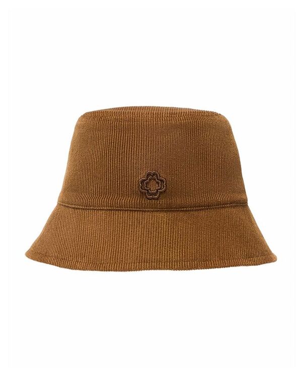 マージュ レディース アクセサリー 帽子 コーデュロイ Maje Corduroy & Faux Shearling Reversible Bucket Hat Brown ブラウン