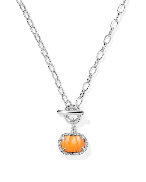 ケンドラスコット レディース アクセサリー ネックレス・チョーカー・ペンダントトップ レース Kendra Scott Orange Mother of Pearl Pumpkin Pendant Necklace 17\